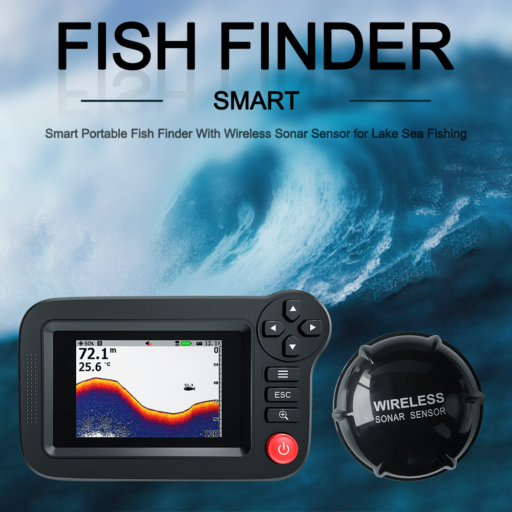 Smart Fish Finder - Portable F - đánh giá và giá Fishing Depth Finder