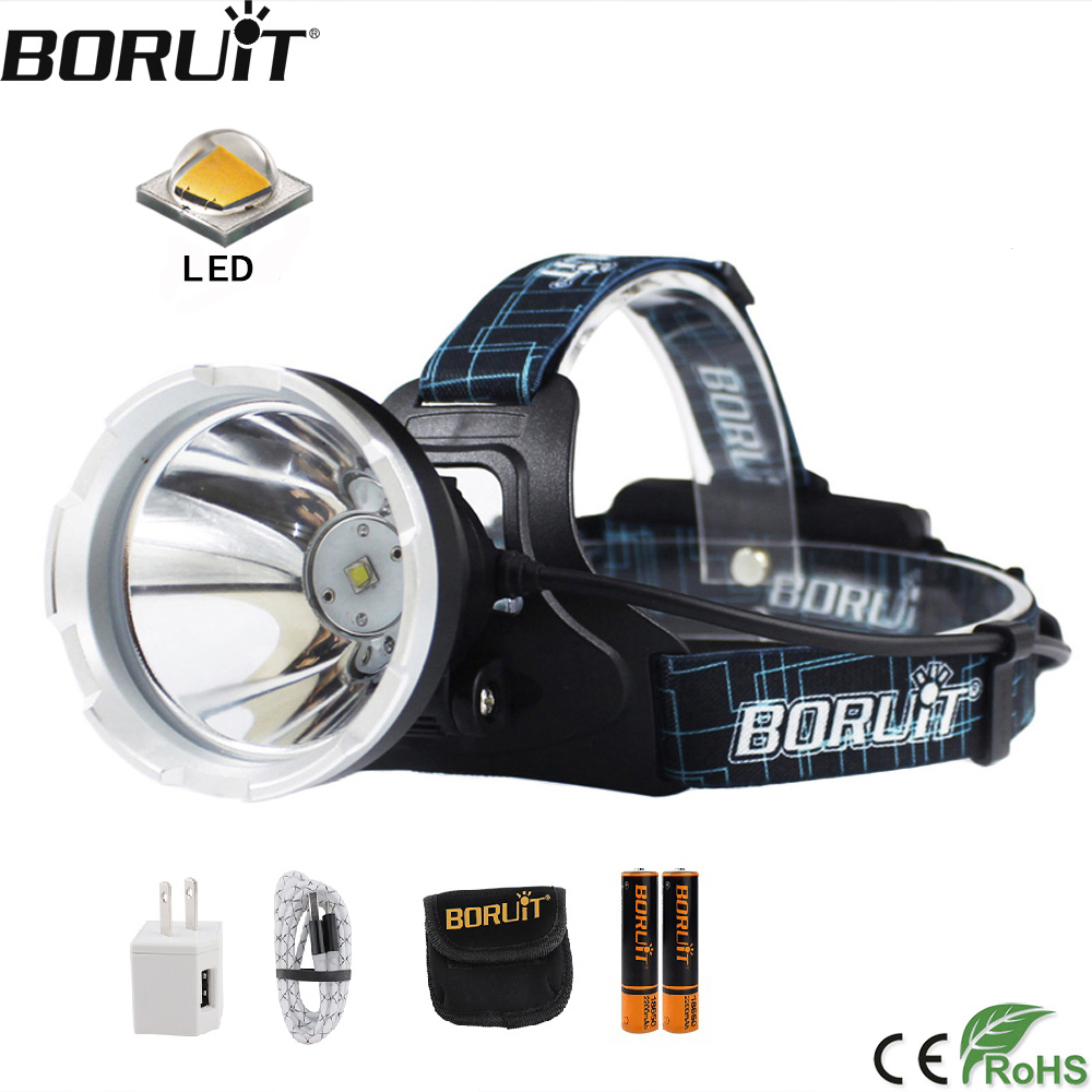 BORUIT B10 XM-L2 LED Siêu Sáng - đánh giá và giá Fish Finder Charger