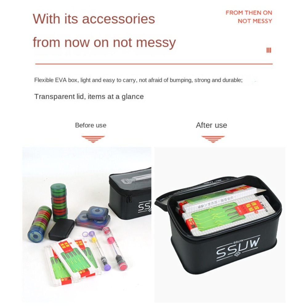 New S M L EVA Live Fish Bucket - đánh giá và giá Fish Finder Case
